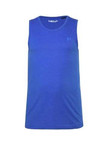 Men Plus Tank Top in azurblau