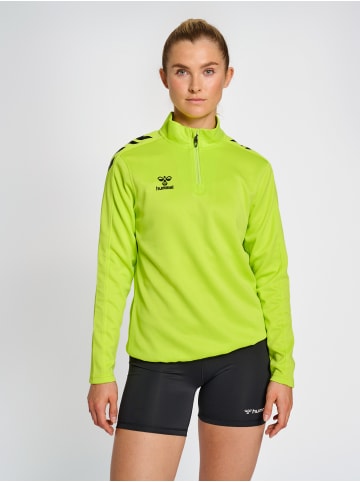 Hummel Halbreißverschluss Sweatshirt Hmlcore Damen in LIME POPSICLE