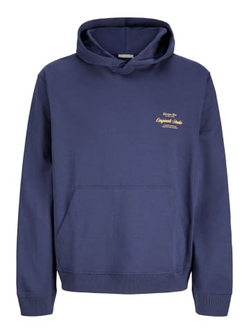 JACK & JONES Junior Hoodie JORNORREBRO TYPO BACK SWEAT HOOD JNR in crown blue
