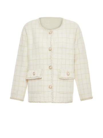 zitha Damen Strickjacke in Wollweiss