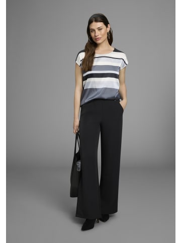 Laura Scott Shirtbluse in schwarz-grau-gestreift