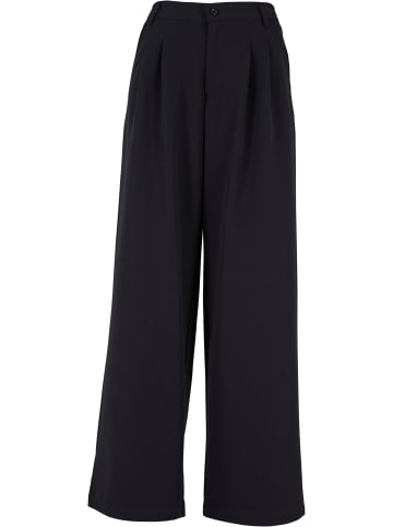 Urban Classics Urban Classics Damen Ladies Ultra Wide Pleat-Front Pants in black