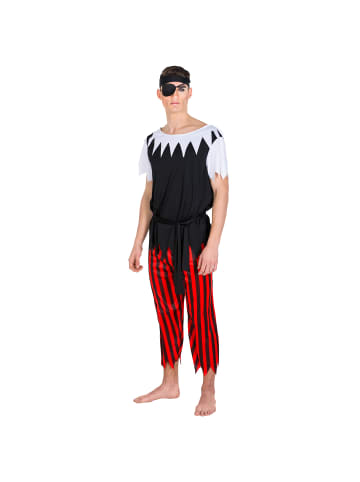 tectake Bequeme Stretch-Jersey-Hose mit Gummizug, schwarz