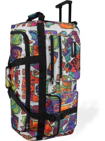 normani Reisetasche mit 3 Rollen 80 Liter in Picasso
