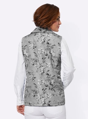 WITT WEIDEN Weste in grau-bedruckt