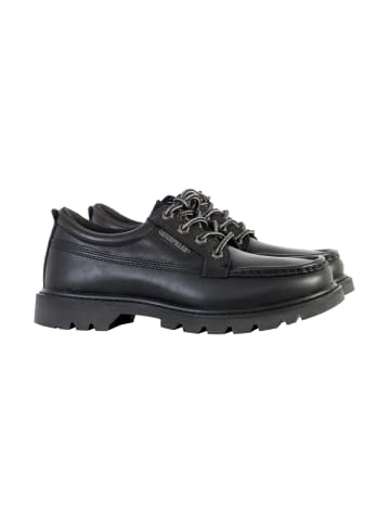 Caterpillar Colorado Moc Toe Leder Derbies Schwarz
