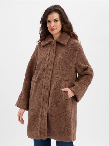 OPUS Teddyfellmantel Heddy in braun - 0002