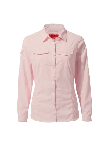 Craghoppers Langarm Bluse NosiLife Adventure in rosa