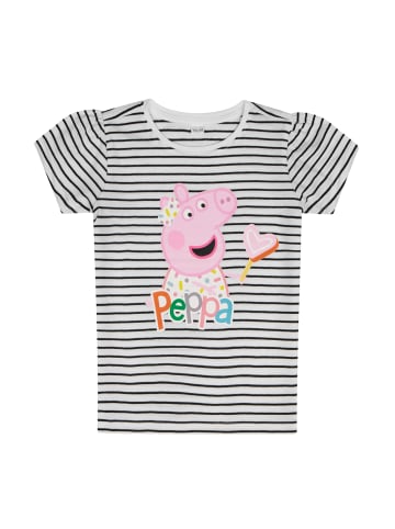 Peppa Pig T-Shirt Peppa Wutz Pig in Weiß