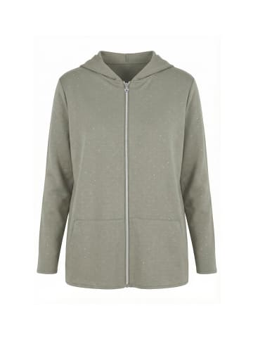 MIAMODA Sweatjacke in schilfgrün