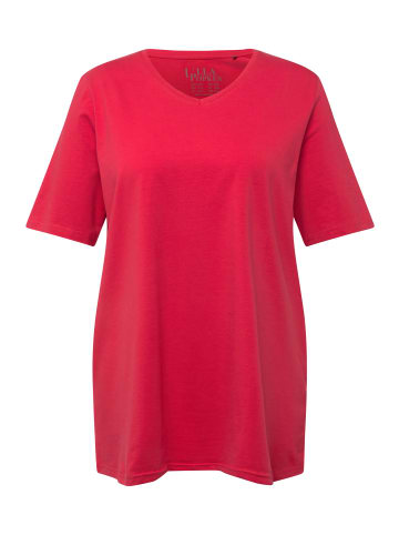 Ulla Popken Shirt in dunkel rosa