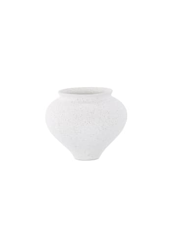 ebuy24 Vase Rellis Weiß 18 x 18 cm