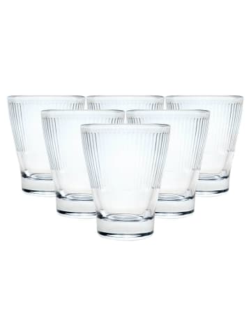 La Rochere 6er Set Kaffeegläser Hugo 210 ml in transparent