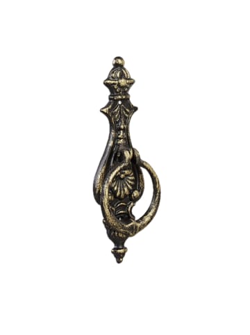 relaxdays Türklopfer in Schwarz/Bronze