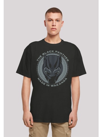 F4NT4STIC Heavy Oversize T-Shirt Marvel Black Panther Made in Wakanda in schwarz