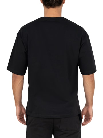 Reichstadt Herren Regular Fit T-Shirt Shoulder Drop in Black