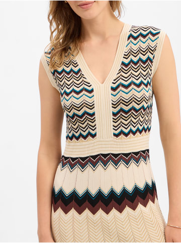Zero Kleid in beige mehrfarbig - 0001