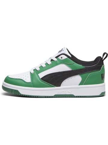 Puma Kinder Sneaker "Rebound V6 Lo Jr" in Weiß