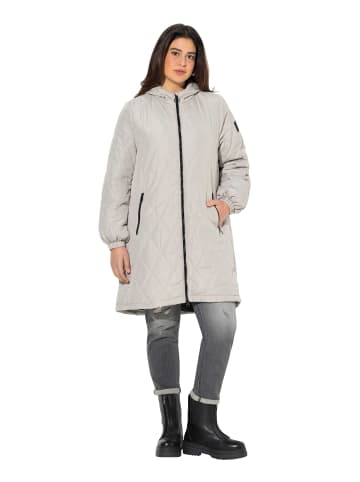 Ulla Popken Mantel in mittelgrau