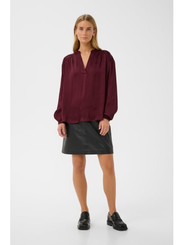 PART TWO Kurzarm-Bluse NatalesPW Oversize fit in Tawny Port