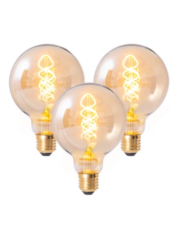näve LED Leuchtmittel "DILLY" in amber - (L)9.5 cm x (B)9.5 cm x (H)13.5 cm - EEK G