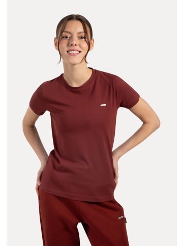 SMILODOX T-Shirt Laurena in Braun