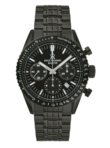 Revue Thommen Analoguhr für Herren in schwarz