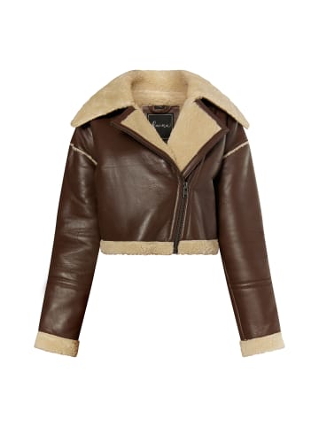 faina Damen Lederjacke in Braun