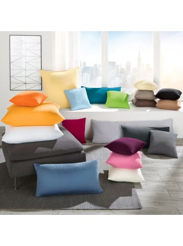 REDBEST Single-Jersey Kuschelkissenbezug 2er-Pack San Francisco in schwarz