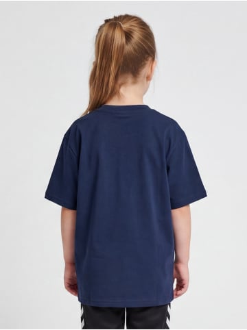 Hummel T-Shirt Hmljr Loose Kinder in DRESS BLUES