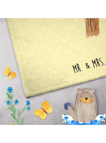 Mr. & Mrs. Panda Gästehandtücher Koalabär ohne Spruch in Gelb Pastell
