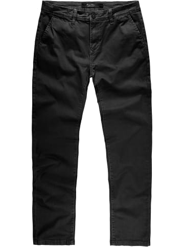Amaci&Sons Slim Fit Chino mit Stretch WASHINGTON in Schwarz