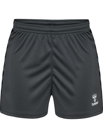 Hummel Hummel Shorts Hmlauthentic Multisport Damen Atmungsaktiv Feuchtigkeitsabsorbierenden in ASPHALT