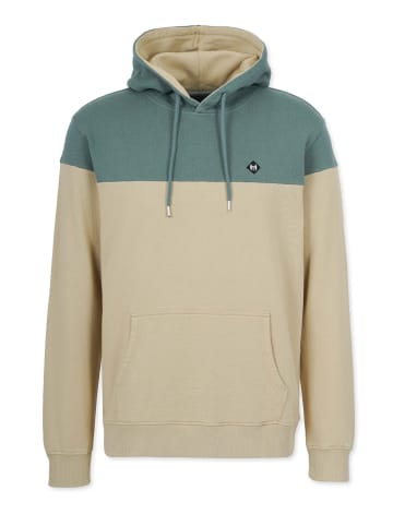 HONESTY RULES Kapuzenpullover " Parted " in sage-beige