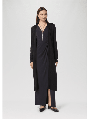 comma Strickjacke langarm in Schwarz