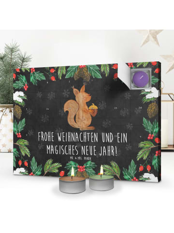 Mr. & Mrs. Panda adventskalender kerzen Eichhörnchen Weihnachten... in Kreidetafel
