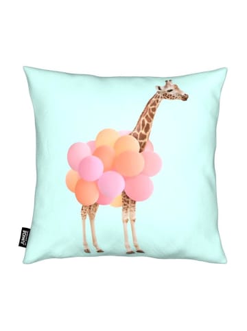 Juniqe Kissen "Party Giraffe" in Orange & Rosa
