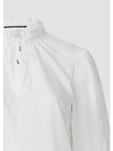QS Bluse langarm in Weiß