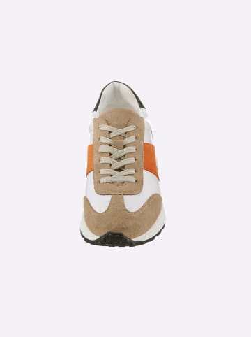 Heine Sneaker in weiß-orange