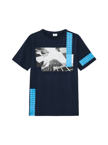 s.Oliver T-Shirt kurzarm in Blau