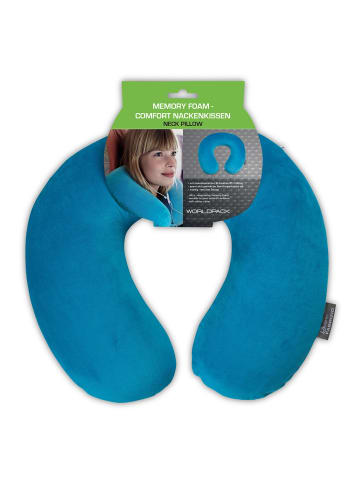 Worldpack Nackenkissen 30 cm in türkis