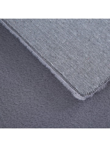 KADIMA DESIGN Teppich Kurzflor Waschbar Einfarbig NECKAR Strapazierfähig OEKO-TEX in Grau