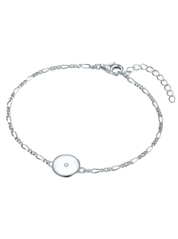Lulu & Jane Diamant-Armband Sterling Silber Diamant in silber