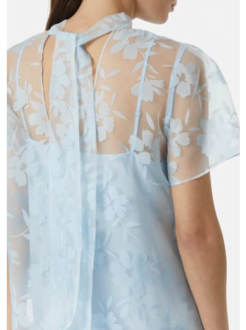 comma Kleid lang in Blau