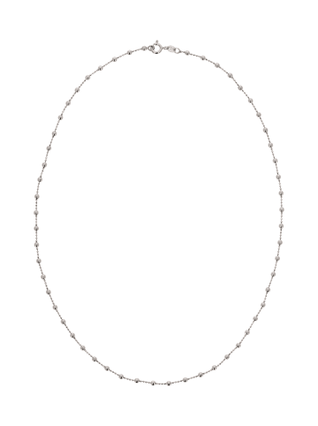 faina Women Beaded Necklace in Silver