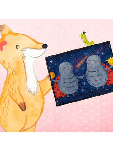 Mr. & Mrs. Panda Tischunterlage Sternzeichen Zwilling Design ohn... in Weiß