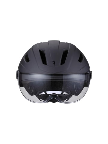 BASIL Helm ove Faceshield  att Schwarz - sicherer Speed-Pedelec- &