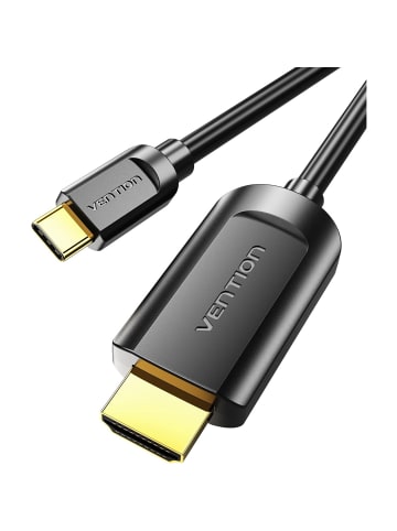 Vention USB C (Typ C) zu HDMI Kabel Kompatibel mit MacBook, in Schwarz
