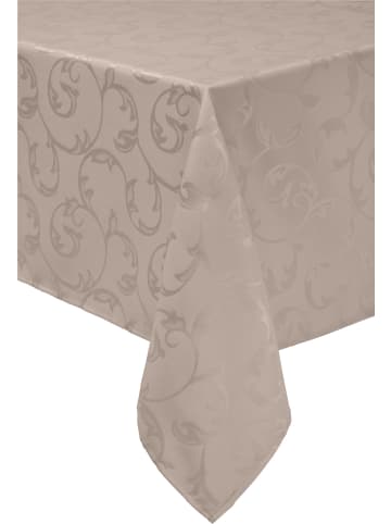 Erwin Müller Jacquard Tischdecke Greven in cappuccino