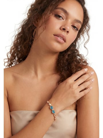 gaya Women Bracelet in Rose Gold Turquoise
